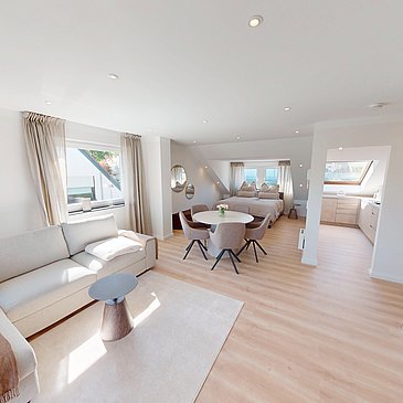 Moderne Ferienwohnung für insgesamt 5 Personen