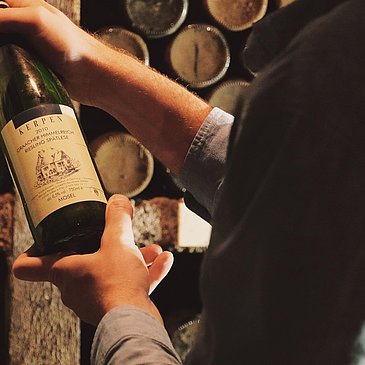 Weinflasche vom Weingut Kerpen
