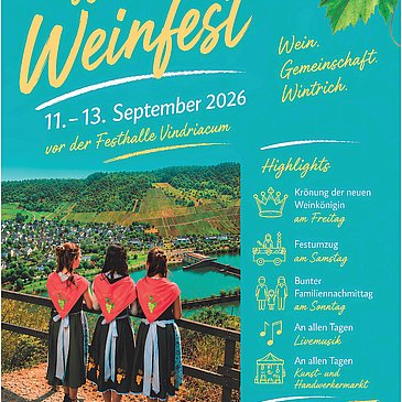 Plakat Wintricher Weinfest